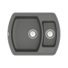 Кухонна мийка Vankor Norton NMP 03.63 Gray з сифоном