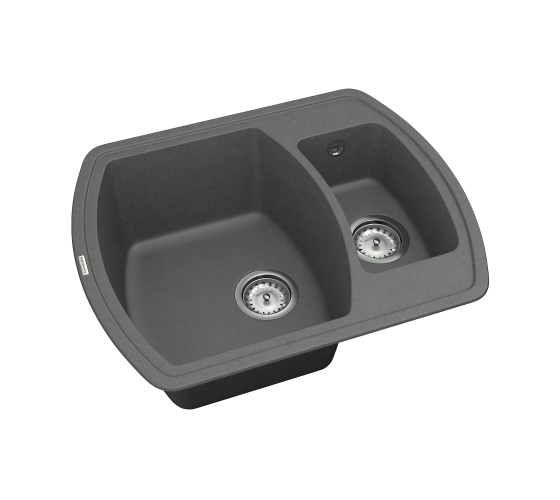 Кухонна мийка Vankor Norton NMP 03.63 Gray з сифоном