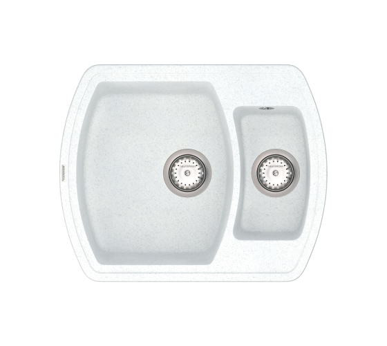 Кухонна мийка Vankor Norton NMP 03.63 White stone з сифоном