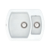 Кухонна мийка Vankor Norton NMP 03.63 White stone з сифоном