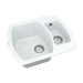Кухонна мийка Vankor Norton NMP 03.63 White stone з сифоном