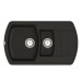 Кухонна мийка Vankor Norton NMP 04.86 Black з сифоном