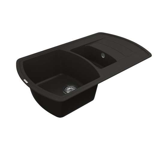 Кухонна мийка Vankor Norton NMP 04.86 Black з сифоном