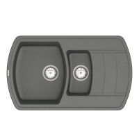 Кухонная мойка Vankor   Norton NMP 04.86 Gray с сифоном
