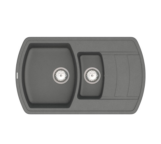 Кухонна мийка Vankor Norton NMP 04.86 Gray з сифоном