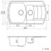 Кухонна мийка Vankor Norton NMP 04.86 Gray з сифоном