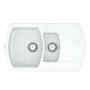 Кухонная мойка Vankor   Norton NMP 04.86 White stone с сифоном