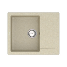Кухонна мийка Vankor Orman OMP 02.61 Beige з сифоном