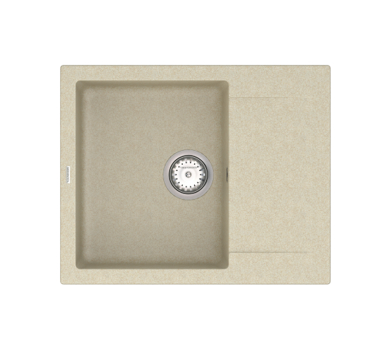 Кухонна мийка Vankor Orman OMP 02.61 Beige з сифоном