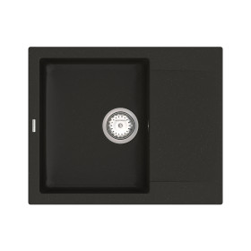 Кухонна мийка Vankor Orman OMP 02.61 Black з сифоном