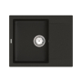 Кухонная мойка Vankor   Orman OMP 02.61 Black с сифоном