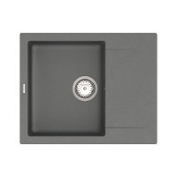 Кухонна мийка Vankor Orman OMP 02.61 Gray з сифоном