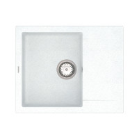 Кухонна мийка Vankor Orman OMP 02.61 White stone з сифоном