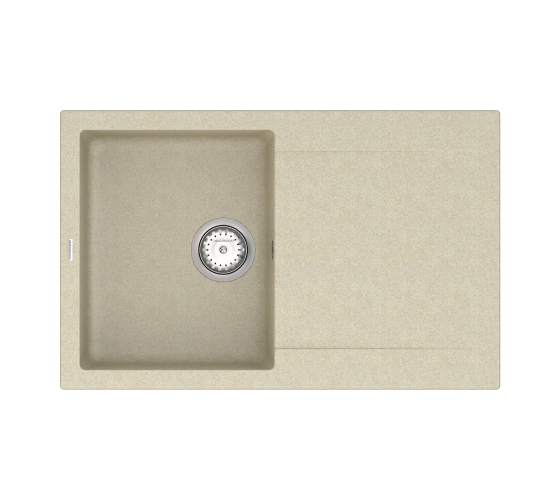 Кухонна мийка Vankor Orman OMP 02.78 Beige з сифоном