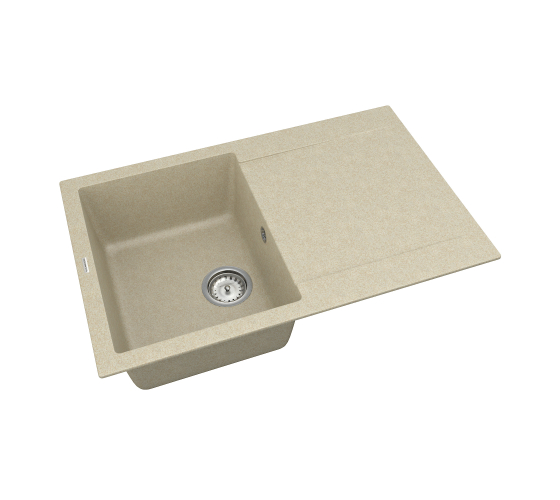 Кухонна мийка Vankor Orman OMP 02.78 Beige з сифоном