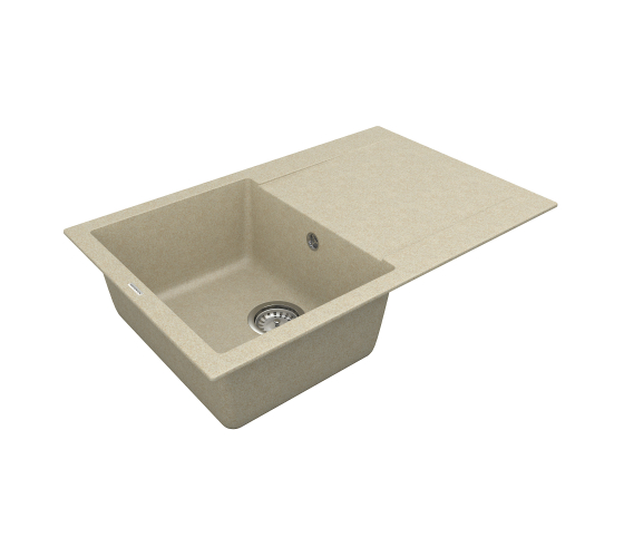 Кухонна мийка Vankor Orman OMP 02.78 Beige з сифоном