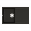 Кухонна мийка Vankor Orman OMP 02.78 Black з сифоном