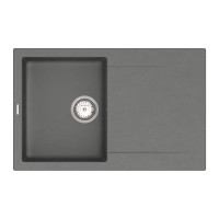 Кухонная мойка Vankor   Orman OMP 02.78 Gray с сифоном