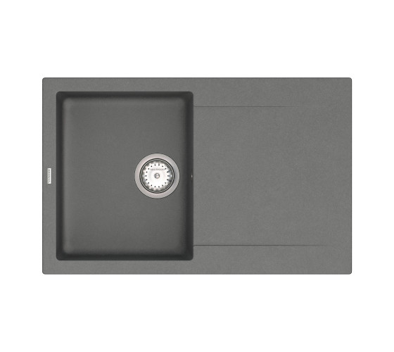 Кухонна мийка Vankor Orman OMP 02.78 Gray з сифоном