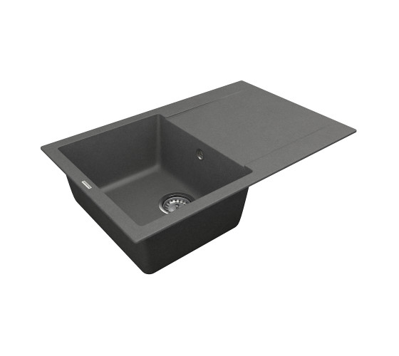 Кухонна мийка Vankor Orman OMP 02.78 Gray з сифоном