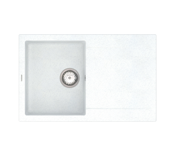 Кухонна мийка Vankor Orman OMP 02.78 White stone з сифоном