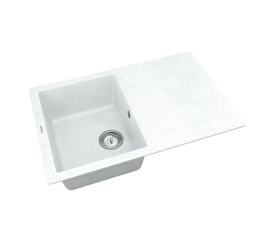 Кухонна мийка Vankor Orman OMP 02.78 White stone з сифоном