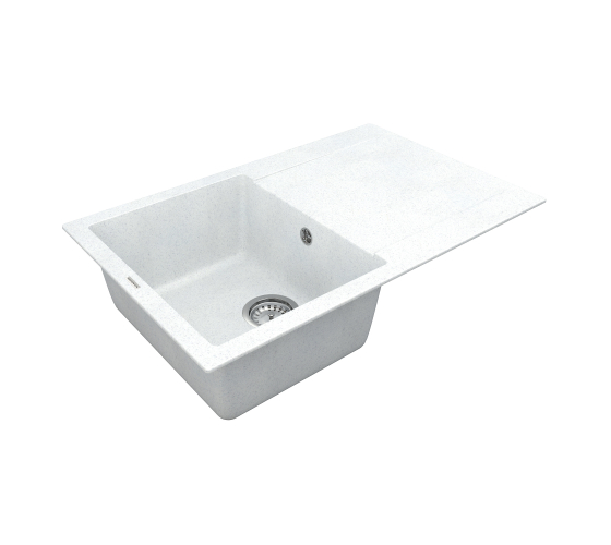 Кухонна мийка Vankor Orman OMP 02.78 White stone з сифоном