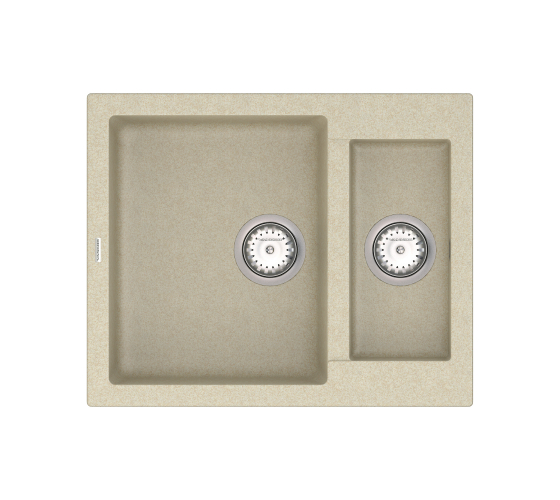 Кухонна мийка Vankor Orman OMP 03.61 Beige з сифоном