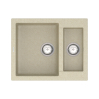 Кухонна мийка Vankor Orman OMP 03.61 Beige з сифоном
