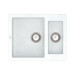 Кухонна мийка Vankor Orman OMP 03.61 White stone з сифоном