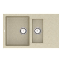 Кухонная мойка Vankor Orman OMP 04.80 Beige с сифоном