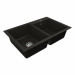 Кухонна мийка Vankor    Orman OMP 05.80 Black з сифоном