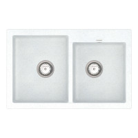 Кухонна мийка Vankor    Orman OMP 05.80 White stone з сифоном
