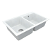Кухонна мийка Vankor    Orman OMP 05.80 White stone з сифоном