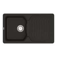 Кухонная мойка Vankor Sigma SMP 02.85 Black с сифоном