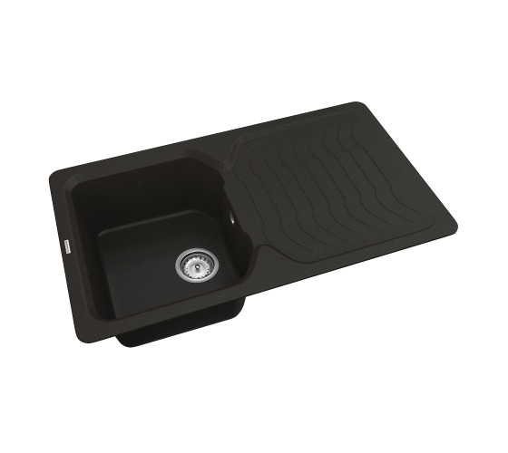 Кухонна мийка Vankor    Sigma SMP 02.85 Black з сифоном