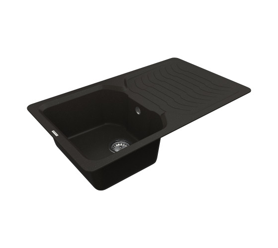 Кухонна мийка Vankor    Sigma SMP 02.85 Black з сифоном