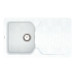 Кухонна мийка Vankor Sigma SMP 02.85 White stone з сифоном
