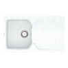 Кухонна мийка Vankor Sigma SMP 02.85 White stone з сифоном