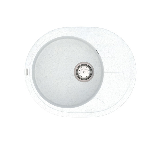 Кухонна мийка Sity SMO 02.61 White stone с сифоном