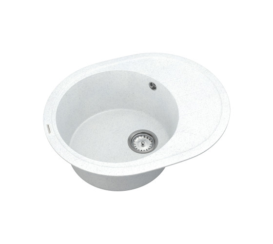 Кухонна мийка Sity SMO 02.61 White stone с сифоном