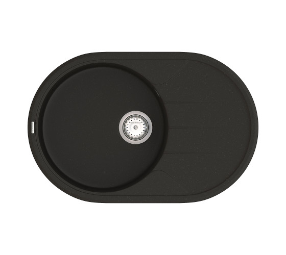 Кухонна мийка   Sity SMO 02.78 Black с сифоном