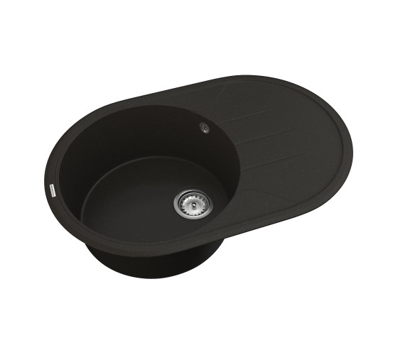 Кухонна мийка   Sity SMO 02.78 Black с сифоном