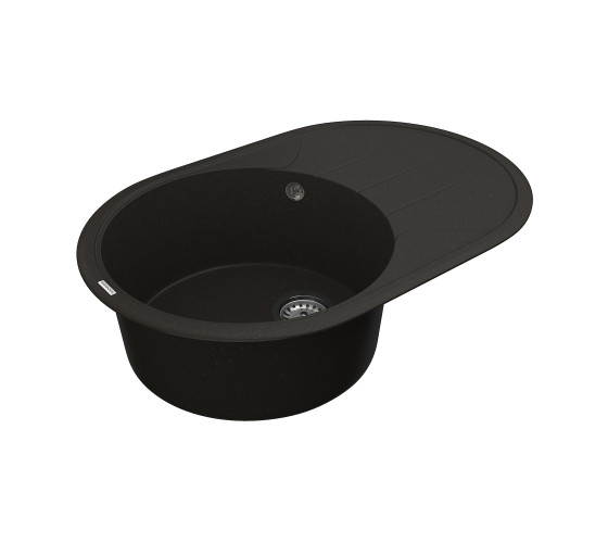 Кухонна мийка   Sity SMO 02.78 Black с сифоном