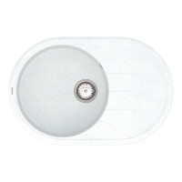 Кухонна мийка Vankor Sity SMO 02.78 White stone з сифоном