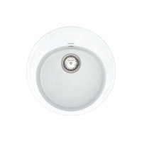 Кухонна мийка Vankor Sity SMR 01.50 White stone з сифоном