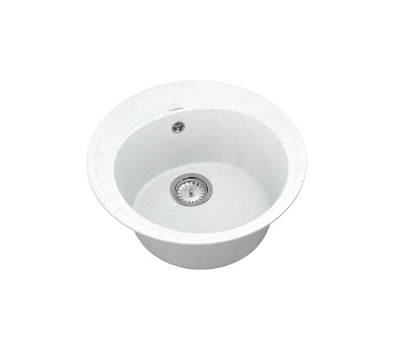 Кухонна мийка Vankor Sity SMR 01.50 White stone з сифоном