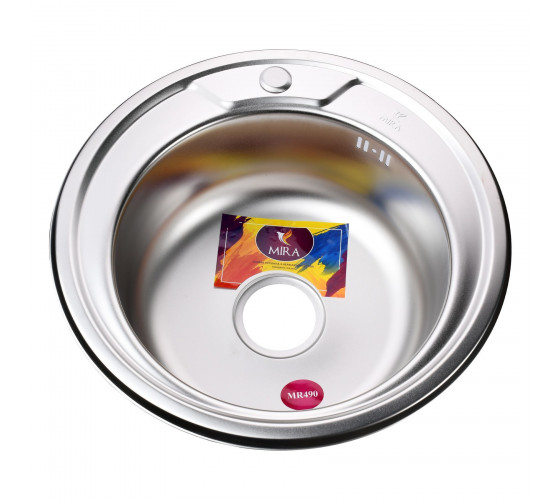 Мойка кухонная Mira MR 490 E Satin 14444