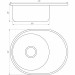 Мойка кухонная Mira MR 5745 E Satin 14453