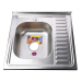 Мойка кухонная Mira MR 6060 L D Decor Left 14469